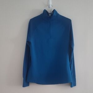 Adidas Blue Quarter-Zip Pullover
